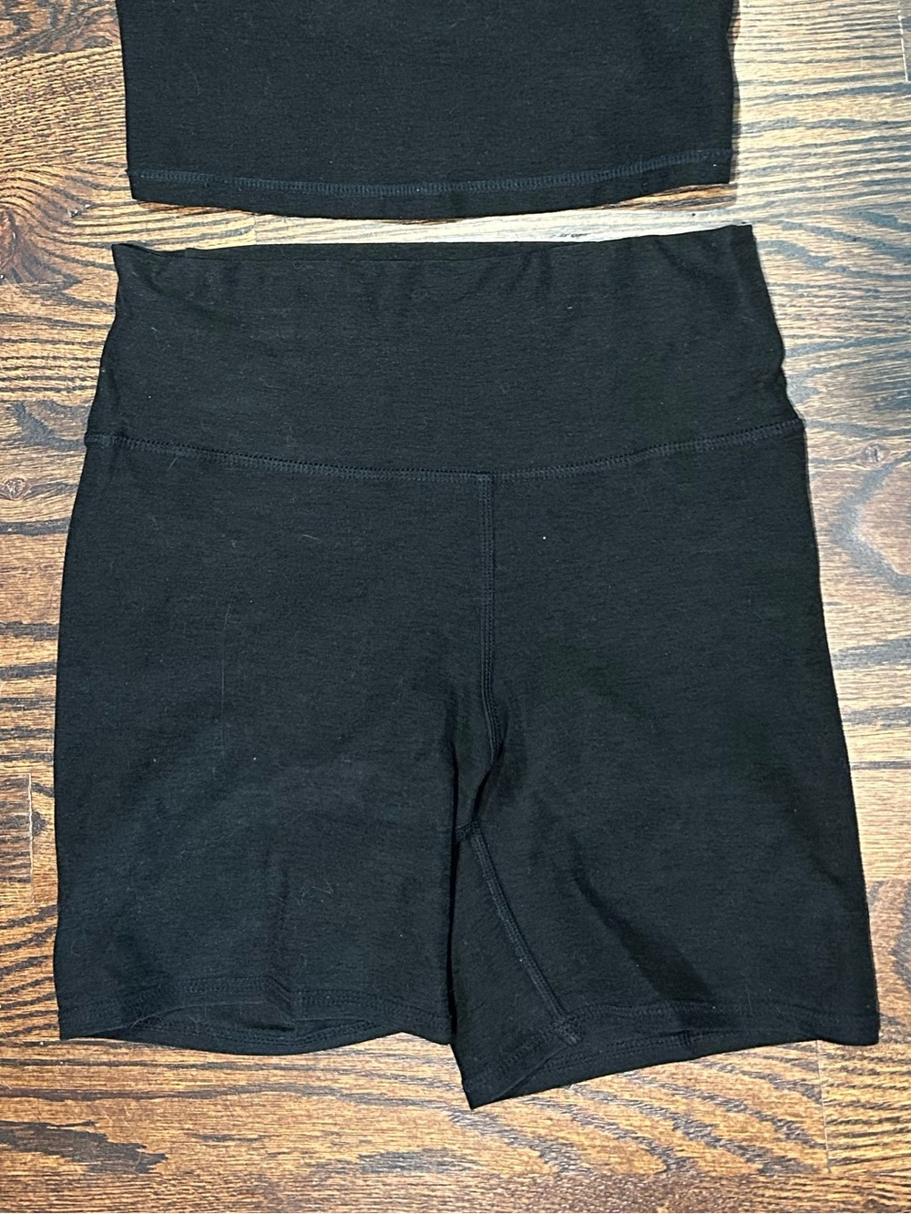 Vuori Black Heather Charcoal Elevation Plyo Biker Shorts XS